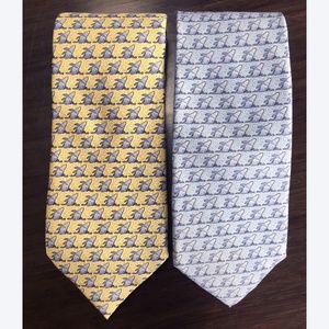 Vineyard Vines Yellow & Blue Whale Ties